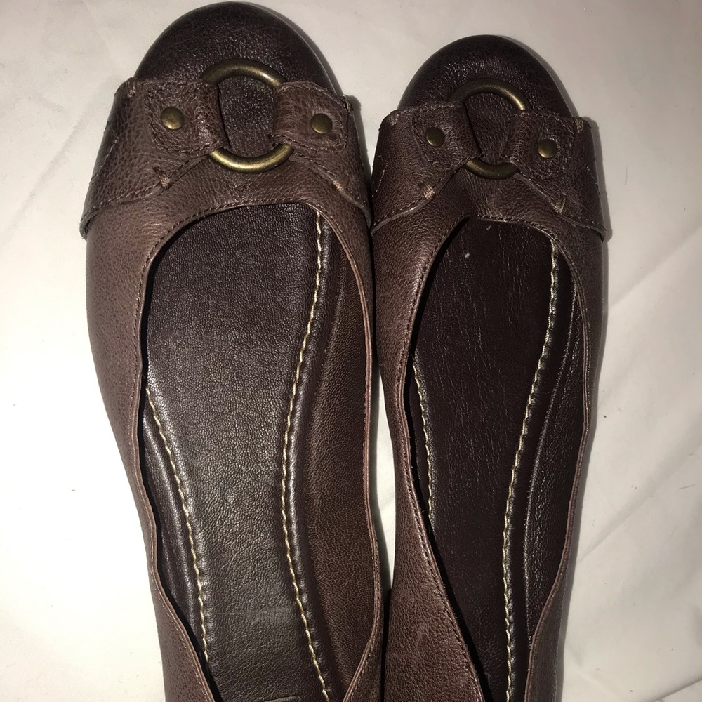 Frye Brown Ballet Women's flats